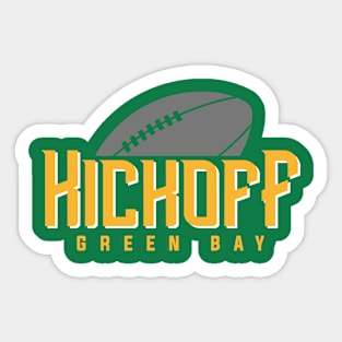 Green Bay Football Team Sticker